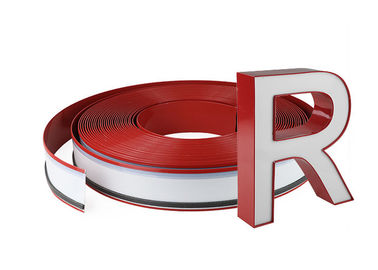 3D Sign Channel Extrusion 0.5MM Red Color Channelume Aluminum Coil