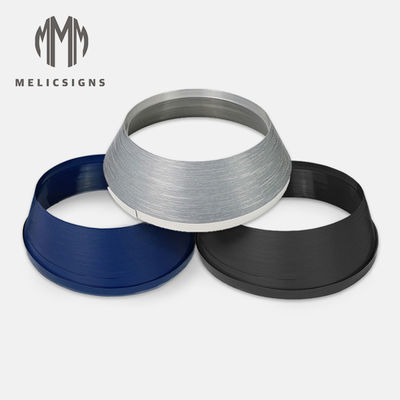 Flexible Silver Color J Type 45 Meters Length 3/4&quot; LED Plastic Trim Cap