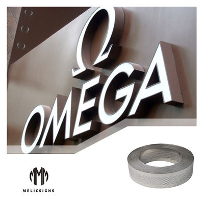 90m 0.55mm Thickness SS304 Illuminated Channel Letters