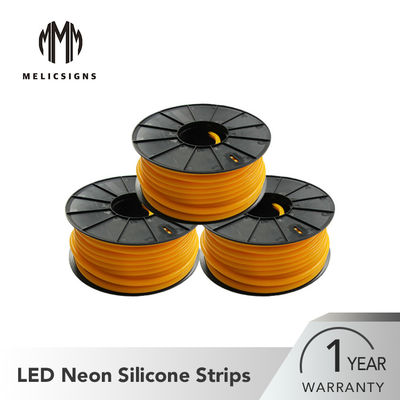 Environmental Protection 50 Meters Length Yellow 12mm Silicone Neon LED Strip