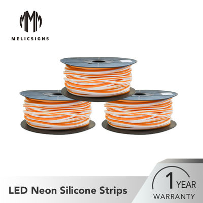 Yellow 6mm Silicone Neon LED Strip For Decoration