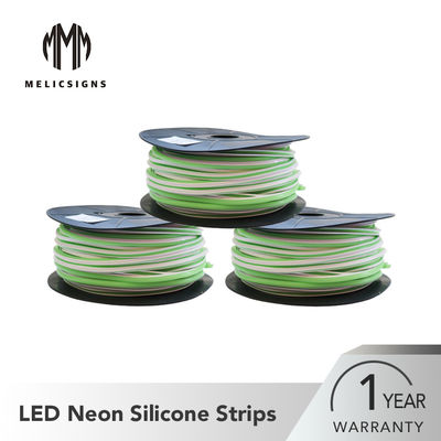 Green Color 8mm Thickness Flexible Neon LED Strip