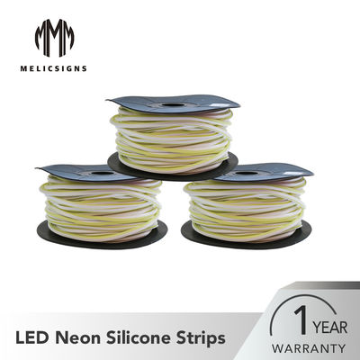 Lemon Yellow 8mm Thickness 50 Meters Length LED Neon Flex Strip