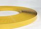Arrow Shape Yellow Color Plastic Aluminum Trim Cap Covering 1 Inch Good Flexibility