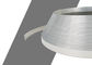 Environmentally Friendly Aluminum Plastic Trim Cap Bright Silver Color J Type