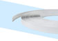 Arrow Shape Channel Letter Plastic Trim Cap White Color Extrusion Profiles White For Signage Return