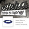 OEM Blue Color Plastic Trim Cap 2.6 CM Width Arrow Type Starbucks Signage Making Material