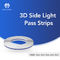 100m/Roll  Letter Decoration Plastic Edge Trim 3D Side Pass Light Strips
