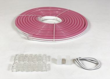 8*16mm LED Neon Flex Strip , Flexible Neon LED Rope Lights Pink Color