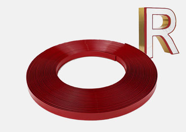 Red Color Extrusion Profiles Arrow Length 45m Channel Letter Plastic Trim Cap