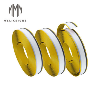 50m Yellow Color Anodized Channelume Aluminum Strip For Channel Letter