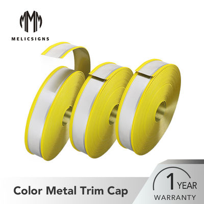 Hand Making 80mm Yellow Steel Core Rubber Trim Cap for Outdoor Decoration