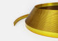 Gold Luxury J Shape Plastic Trim Strip Cap 2.0 CM 35/45 Meters With Aluminum