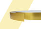 0.8MM Thickness Aluminium Trim Cap Brush Gold Coated Free Charge Return Side Material