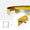 65mm Waterproof Mirror Gold  Aluminum Core Channel Letter Trim Cap Profiles
